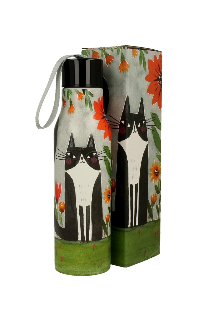 Termoláhev s  kočkou