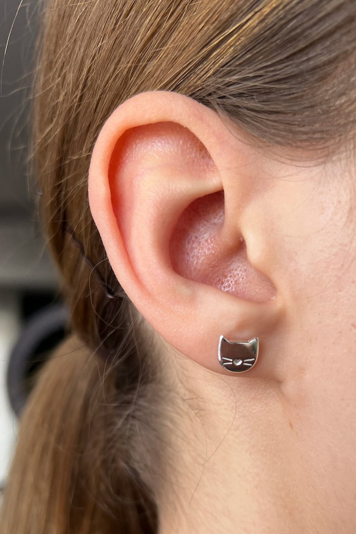 Náušnice s kočičí tlapkou