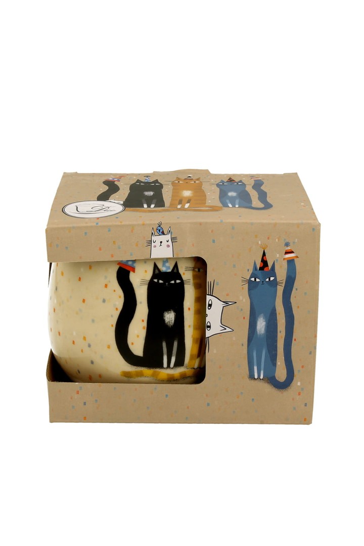 Párty kočky hrnek ve tvaru soudku o objemu 430 ml