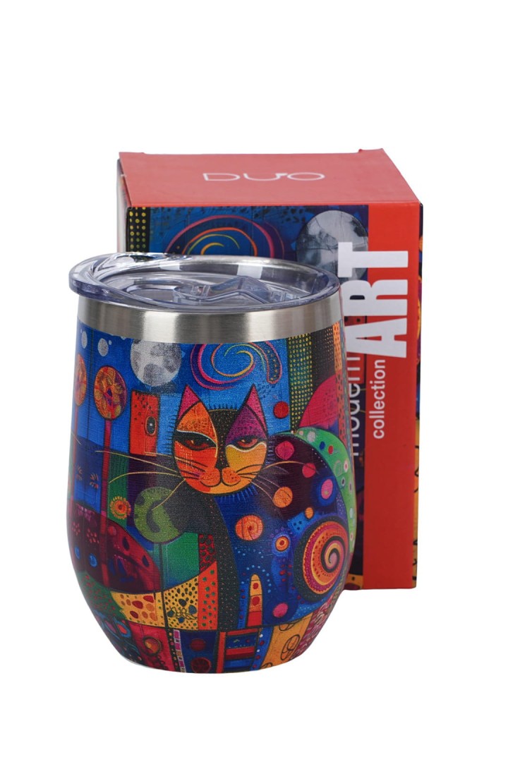 Termohrnek 330 ml art cat