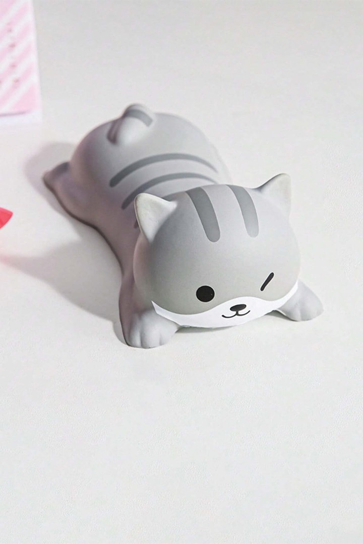 Polštářek na zápěstí ve tvaru kočky pro počítačovou myš