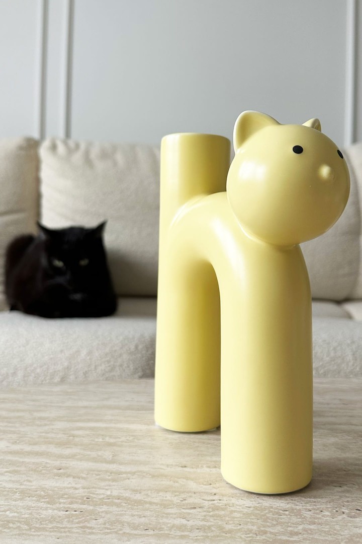 Váza ve tvaru kočky