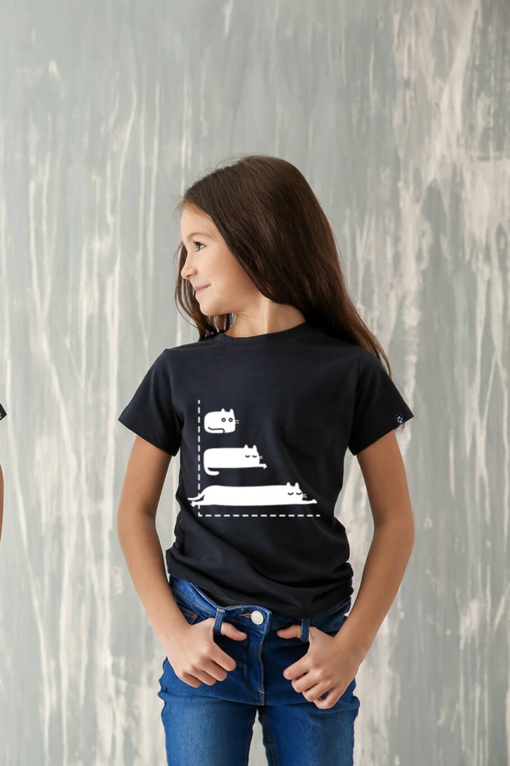 Dětské tričko Kočičí škála