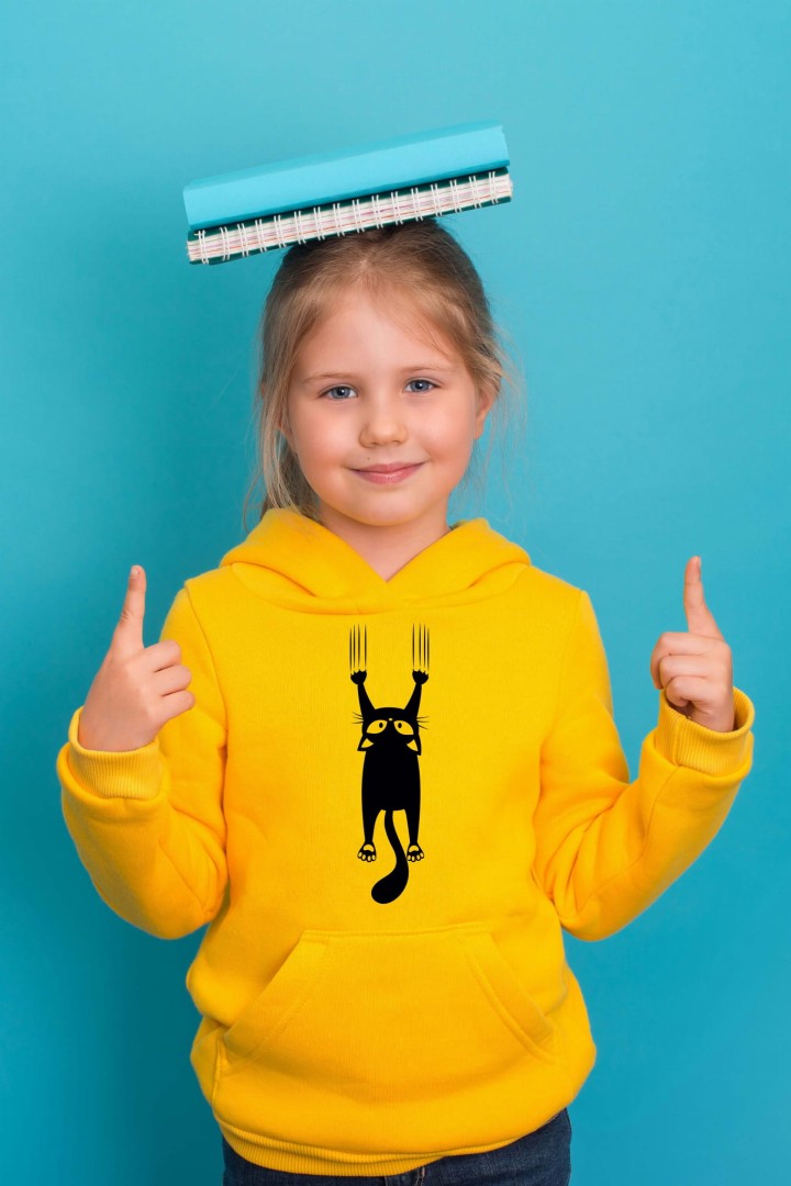 Dětská mikina Drápkatý kocour