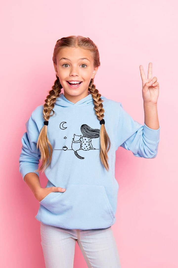 Dětské mikiny s kapucí Podzimní večery