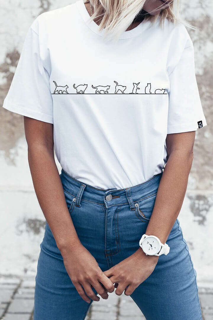 Tričko Kočka řeč těla