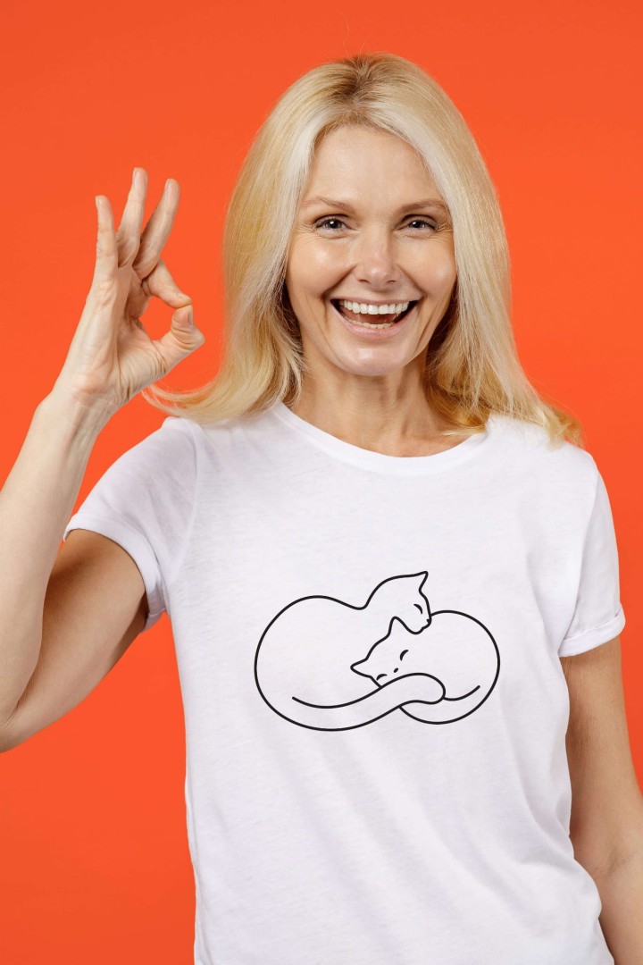 Tričko Spící kočka