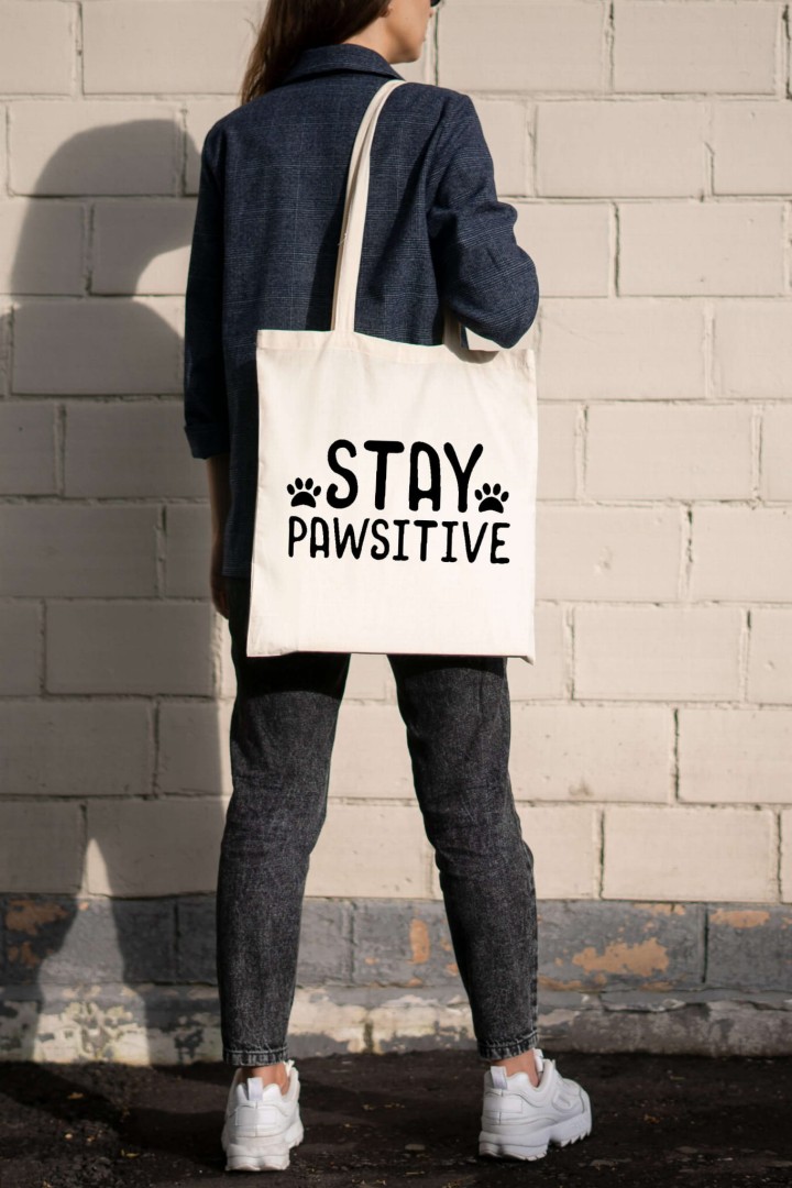 Nákupní taška Stay pawsitive