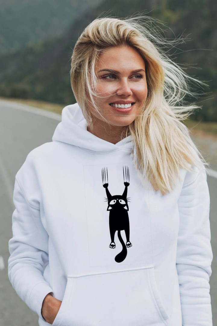 Mikina Škrábavá kočka