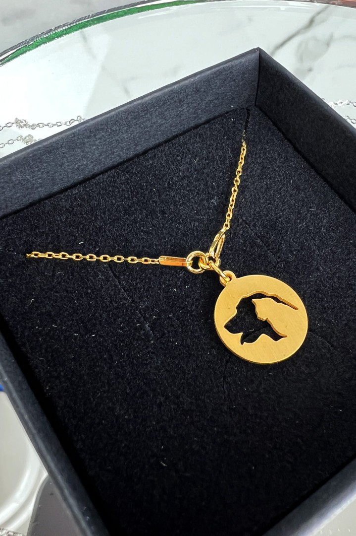 Náhrdelník se psem a kočkou