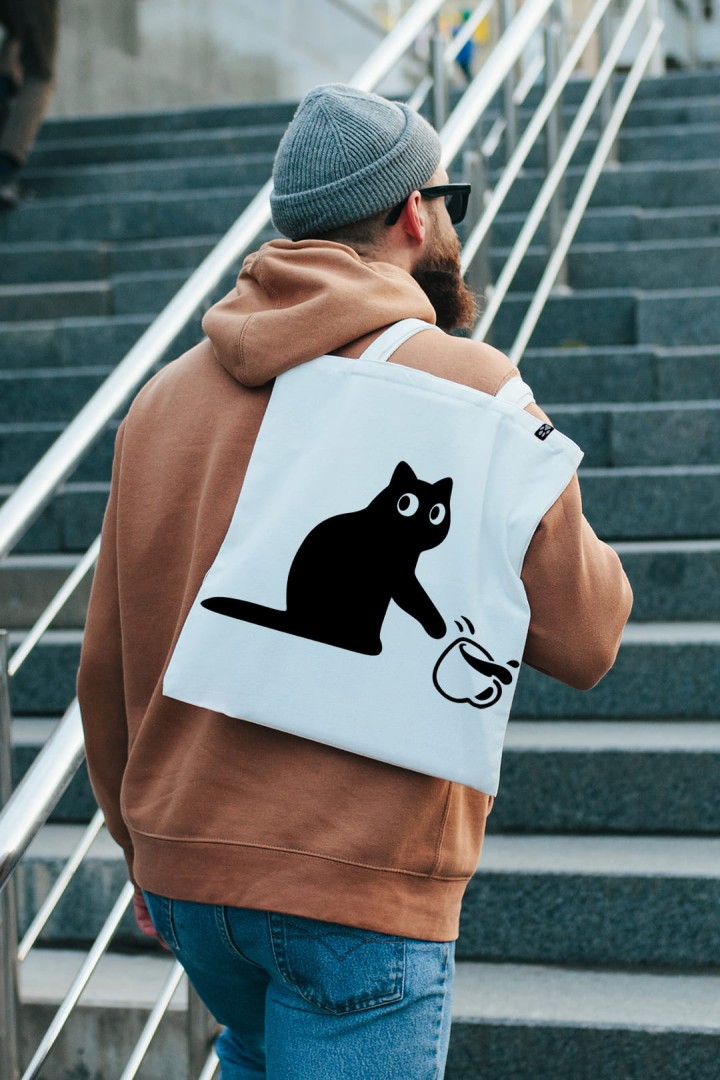 Nákupní taška Typická kočka