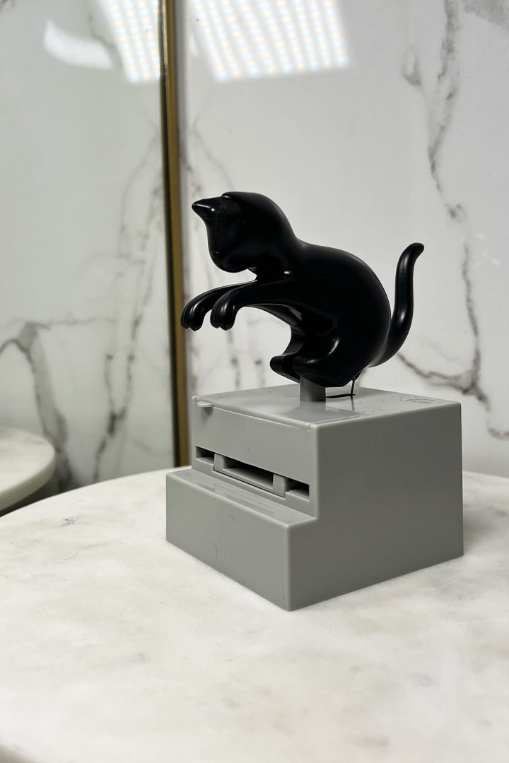 Zásobník na párátka kočka