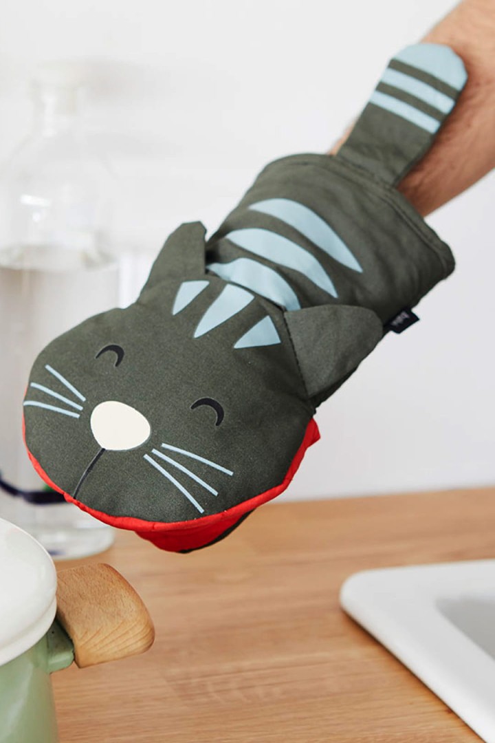 Kuchyňské rukavice u koček