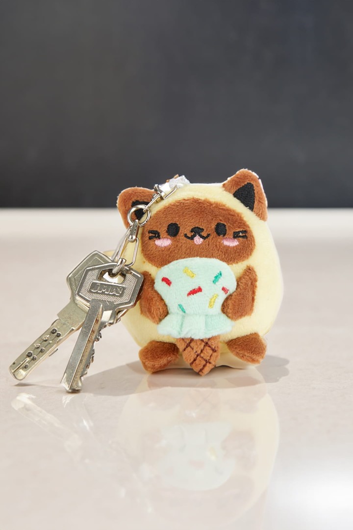 Klíčenka barevná kočka