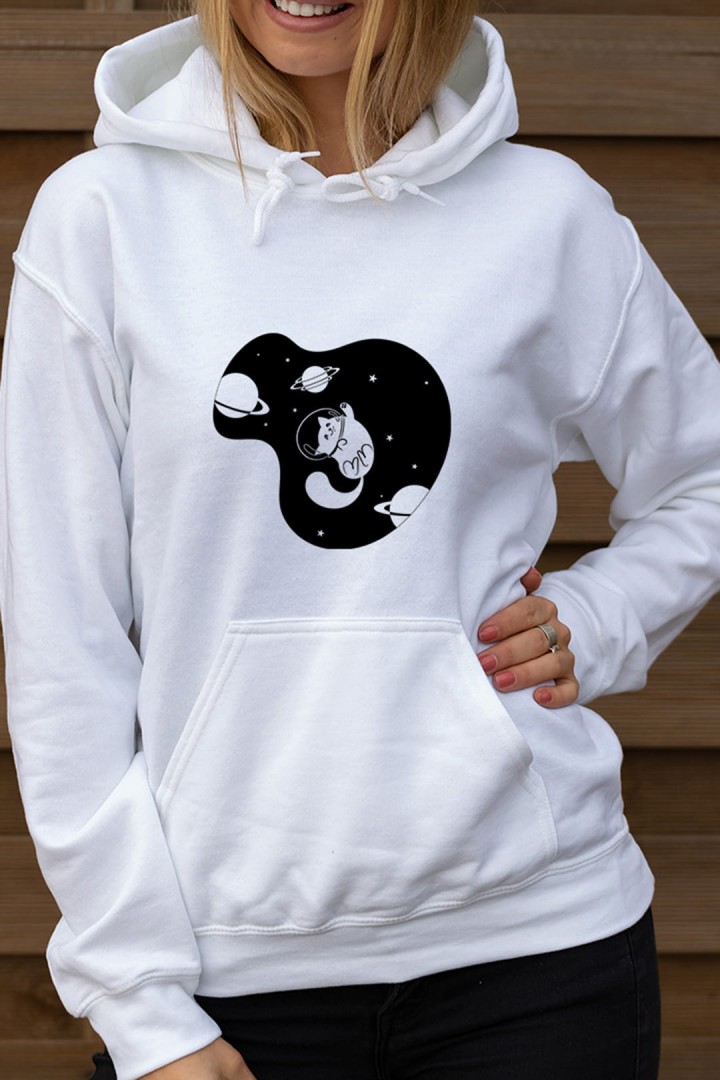 Kočičí Mikina Astronaut pro kočičí lidi