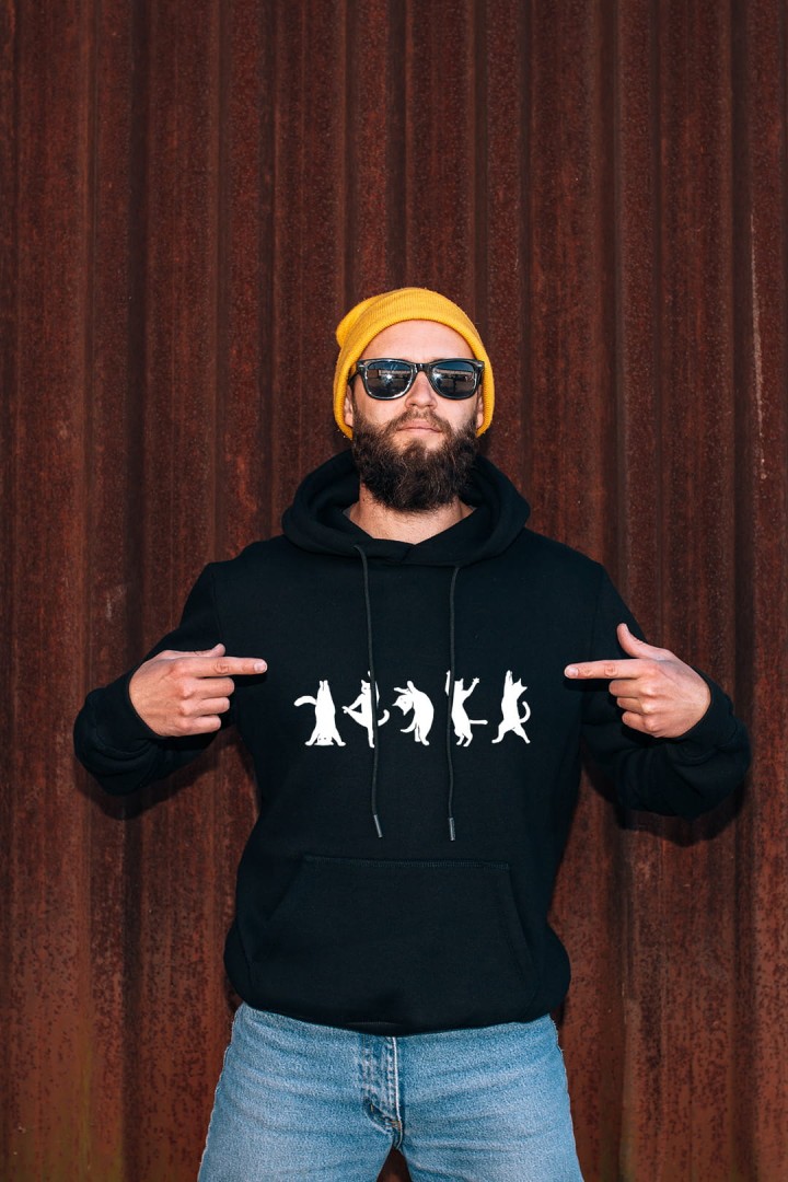 Kočičí gymnastické Mikina pro kočičího člověka