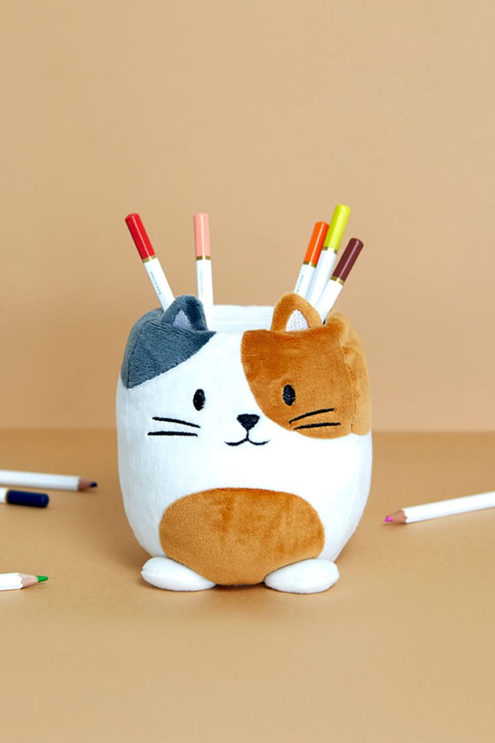 Stolní organizér ve tvaru kočky
