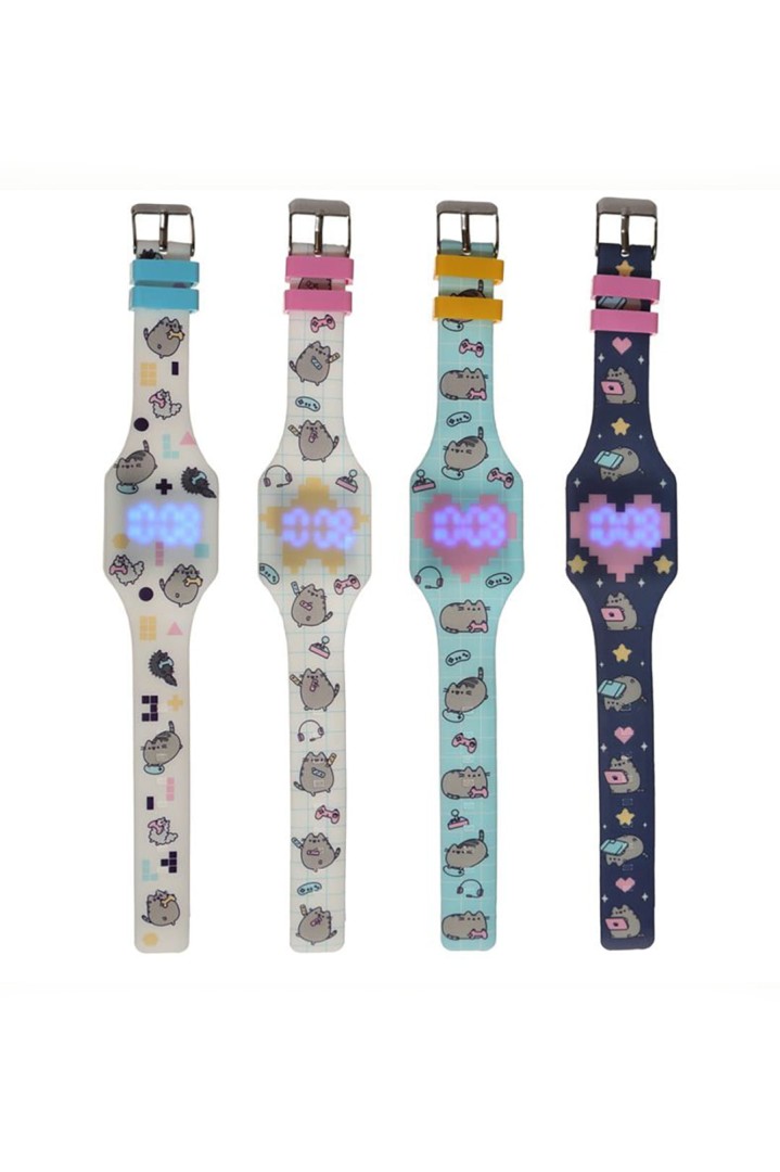 Digitální hodinky s kočkou Pusheen