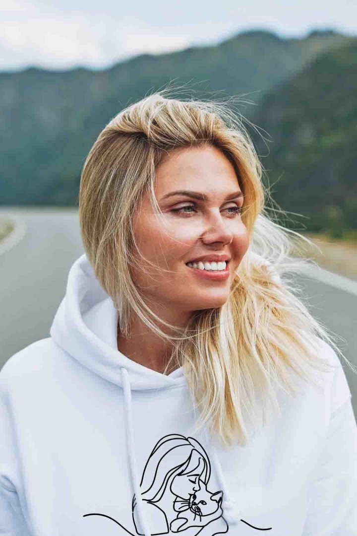 Kočičí láska na mikina