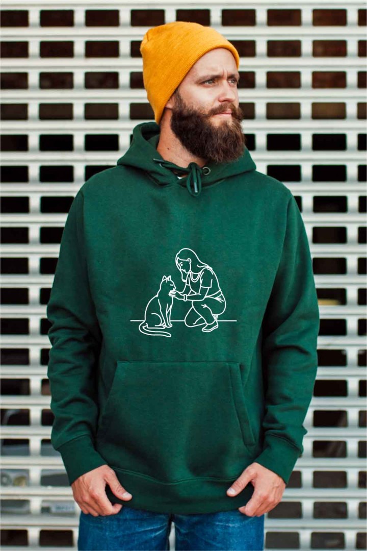 Kočičí mikina pro kočičí maminky