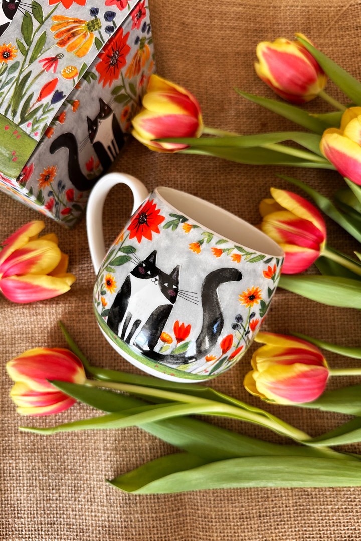 Sudový hrnek 430ml kočičí srdce